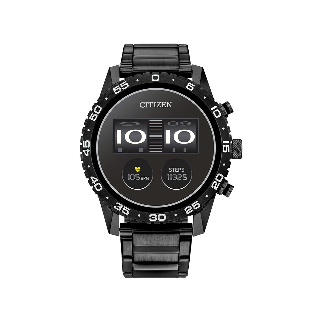 Đồng Hồ Chính Hãng Citizen - CZ Smart PQ2 44mm - MX1017-50X - Màu đen Dây thép - Nam | JapanSport