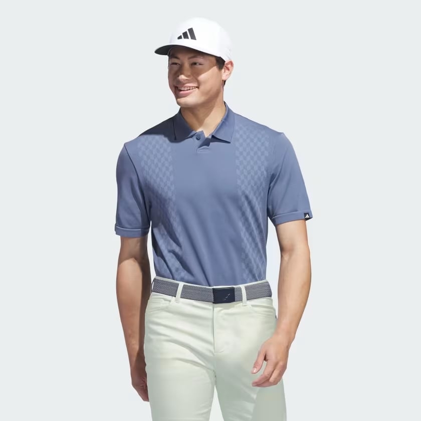 "Áo Polo Golf Adidas Nam Chính Hãng - Primeknit Tour Ultimate365 - Màu Xanh | JapanSport IQ2933  "